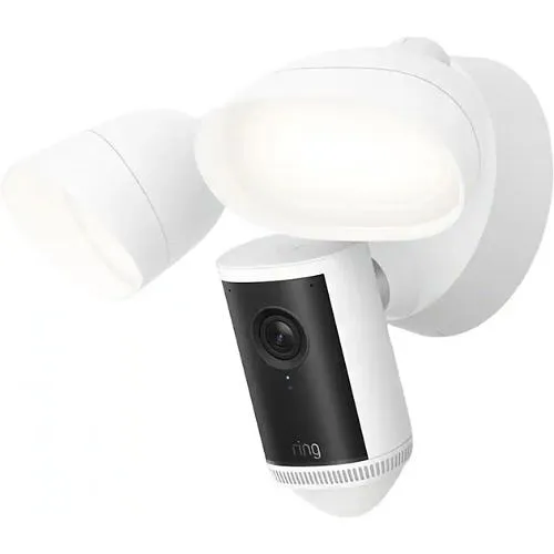Ring Floodlight Cam Wired Pro, 2nd Generation, White (B0F67KWWQH)