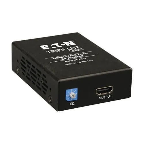 Eaton Tripp Lite B126-1A0 HDMI Over CAT5/6 Extender, Box-Style Remote Receiver for Video/Audio, up to 150' (45 m), TAA