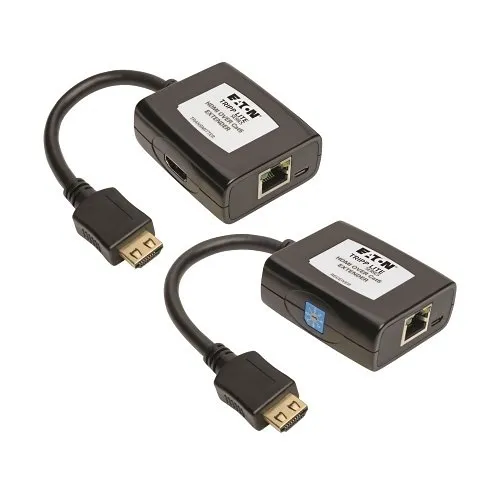 Eaton Tripp Lite B126-1A1-U HDMI Over CAT5/6 Extender Kit, Transmitter/Receiver for Video/Audio, USB Powered, up to 125' (38 m), 1080P, TAA