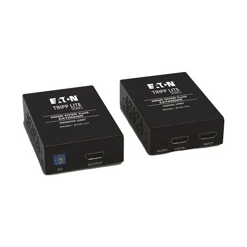 Eaton Tripp Lite B126-1A1 HDMI Over CAT5/6 Extender Kit, Box-Style Transmitter/Receiver for Video/Audio, up to 150' (45 m), TAA