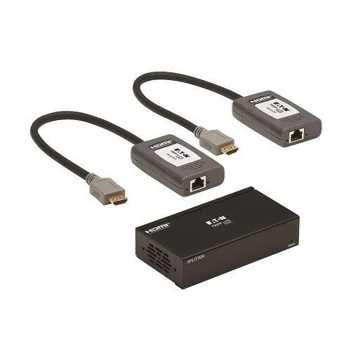 Eaton Tripp Lite B127A-002-BHPH2 2-Port HDMI over Cat6 Extender Kit, Splitter/2x Pigtail Receivers
