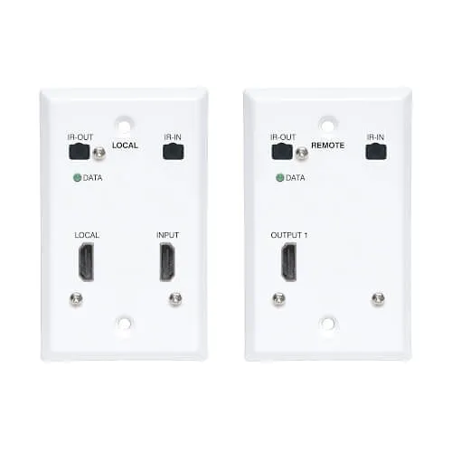 Eaton Tripp Lite B127A-1A1-FHFH HDMI over Cat6 Extender Kit, Wallplate, 4K 60Hz