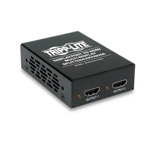 Eaton Tripp Lite B156-002-HDMI 2-Port DisplayPort to HDMI Multi-Monitor Splitter MST Hub, 4K UHD, DP1.2