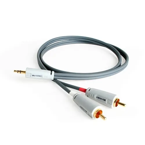 Binary B3-STEREOMINIRCA-.5 B3 Series 3.5mm Mini Stereo to Dual RCA Male, 1.6'(.5m)