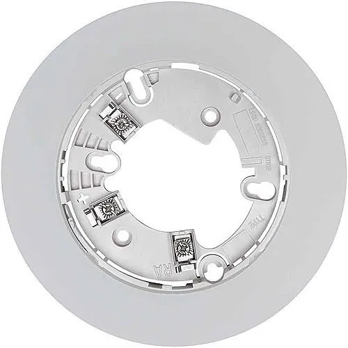 Fire-Lite B300-6 6" Base, Standard Flanged Low-Profile Mounting Base, White (Replacement for B210LP)