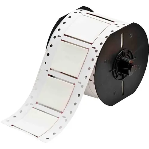 Brady ID B33D-1000-2-7642 PermaSleeve 2:1 Heat Shrink Label for B33 Printers, 1x2", White