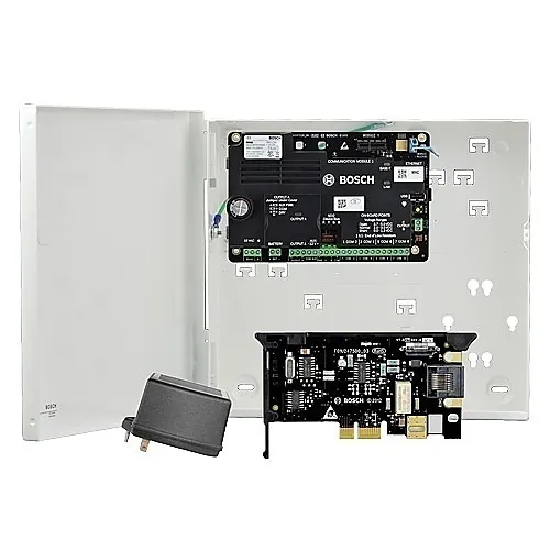 Bosch B3512-DV 16-Point Intrusion Control Panel Kit, 4-Piece, with Small Enclosure, Communicator and Transformer (B3512, B11, B444-V and CX4010)