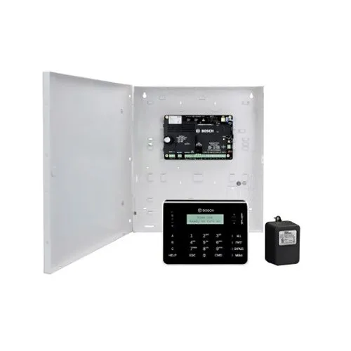 Bosch B4512-C-921C 28-Point IP Alarm Control Panel Kit with Medium Enclosure and Keypad
