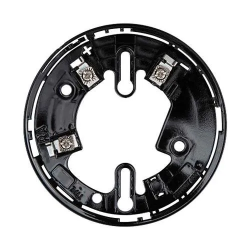 Fire-Lite B501-BL 4" Standard European Flangeless Mounting Base, UL/ULC Listed, Black