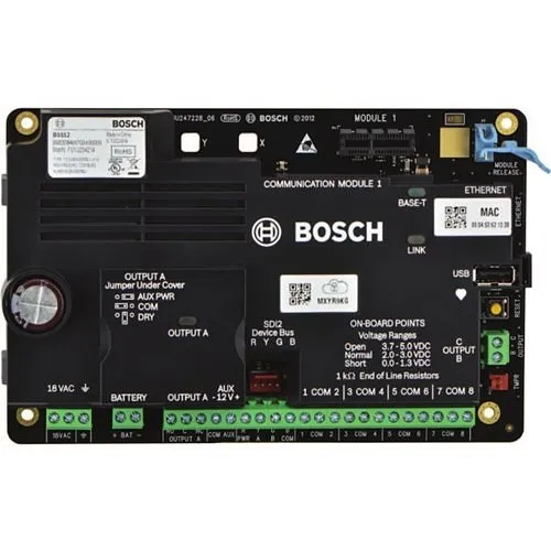 Bosch B5512-CV-920 48-Point IP Alarm Control Panel Kit with Medium Enclosure, Transformer and Communication