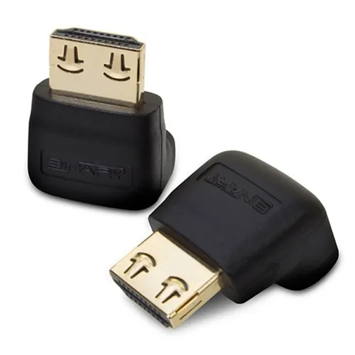 Binary B6-HD-90DOWN-5PACK B6 Series GripTek HDMI Adapter, 5-Pack