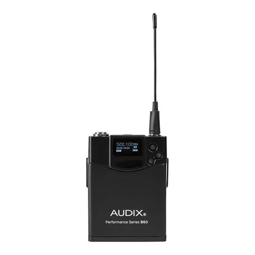 Audix B60 Wireless Microphone 64MHz Bodypack Transmitter, Metal Housing