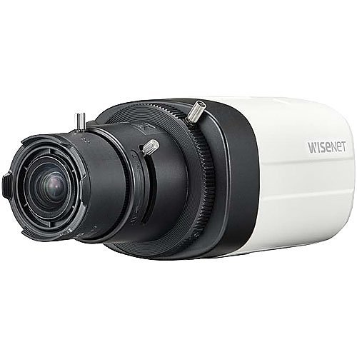 Hanwha HCB-6000 2MP Analog HD Box Camera, Lens Not Included, Ivory