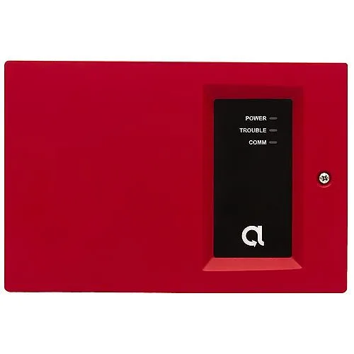 alula BAT-FIRE-VZ Universal 5G-Ready Fire Communicator, Verizon, Red