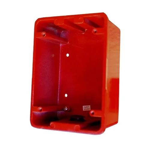 Mircom BB-700WP 700 Series Weatherproof Surface Mount Backbox, Red