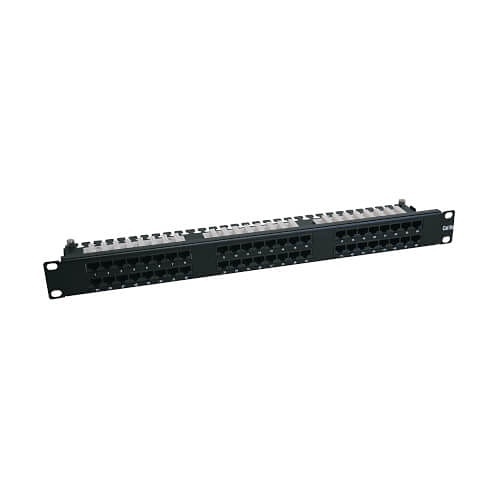 Tripp Lite N252-048-1U 48-Port 1U Rack-Mount CAT6/CAT5 High Density 110 Patch Panel, 568B, RJ45 Ethernet