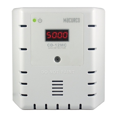 Macurco CD-12MC 12 Series Carbon Dioxide CO2 Fixed Gas Detector, Manual Calibration Only, 100-240V, White