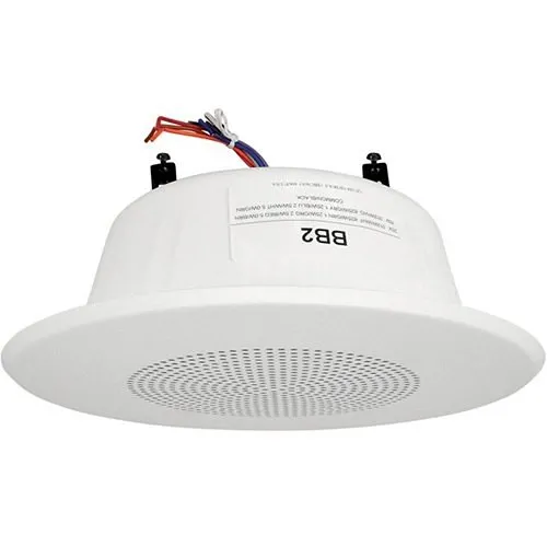 Quam BB2 Indoor Surface Mount Loud Speaker, 20W RMS, White