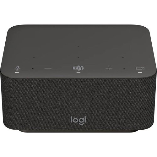 Logitech 986-000015 Logi Dock All-In-One Docking Station with Meeting Controls and Speakerphone, Teams, Graphite