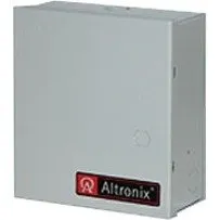 Altronix BC100 Power Supply/Battery Enclosure, 8.5" x 7.5" x 3.5" D, Indoor, Gray