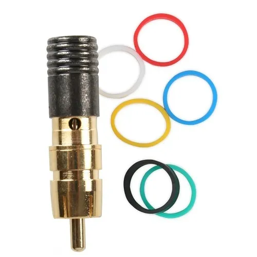Binary BC5-RCA-MINI RCA Male Compression Connector 75 Ohms, Bag of 20