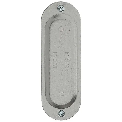 Dottie BC50 1/2in Aluminum Covers 50bx