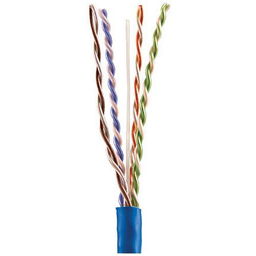 Proterial Cable 30025-8-WH2 CAT6 Plus Plenum Cable, 23/4 Solid BC, UTP, CMP, FT6, 1000' (308.4m) Reelex Box, White