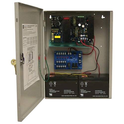 Altronix AL1024ULM Access Power Distribution Module with Power Supply Charger, PTC Class Outputs, 24VDC at 10A, BC400 Enclosure