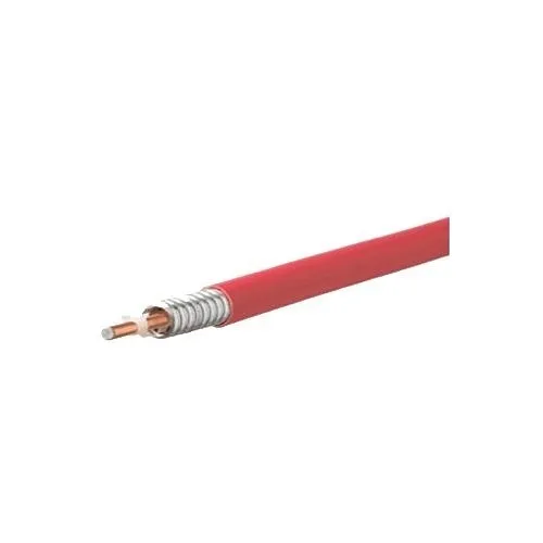 Honeywell BDA BDA-AP6012J50RD-1 Trilogy AirCell 1/2" Plenum Fire Cable with Metal Raceway, CMP, NFPA-262, UL-444, CSA, FT6, 1' (0.304m), Metal Raceway, Reel, Red