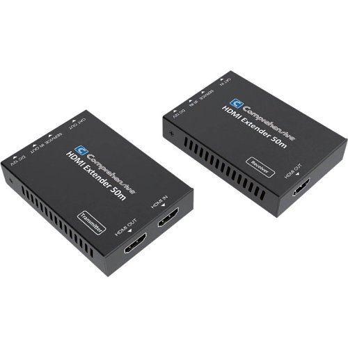 Comprehensive CHE-HD200 HDMI 4K Extender, Transmitter and Receiver with One-Way IR up to 230' (70.10m), Metal Enclosure
