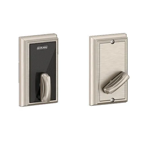 Schlage BE467F ADD 619 Smart Deadbolt, Keyless Entry, Bluetooth Enabled, 619, Satin Nickel
