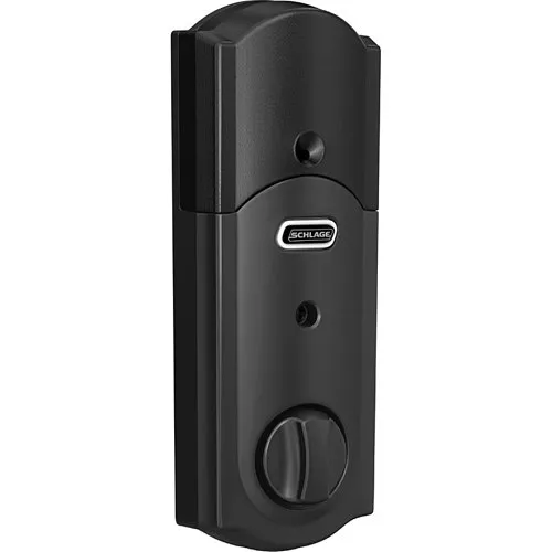 Schlage Connect Smart Deadbolt With Alarm With Camelot Trim, Z-Wave Enabled