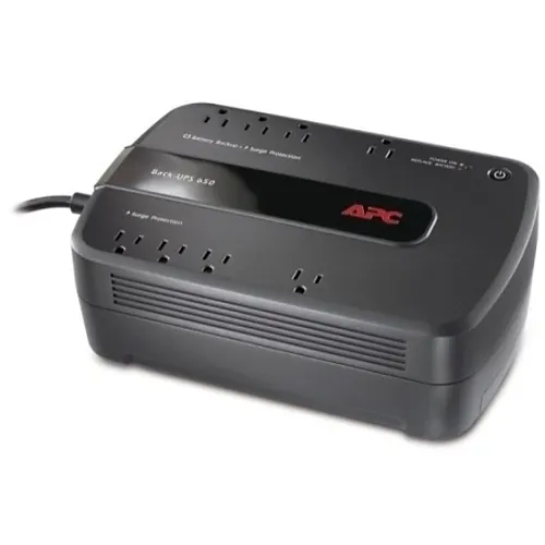APC BE650G1-LM 8-Outlet No Break Back-UPS 650, 390W, 650VA