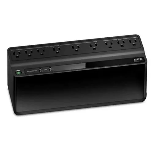APC BE850G2 Back-UPS, 850VA, 120V, 2-USB Charging Ports, NEMA 5-15R and NEMA 5-15R Surge Outlets
