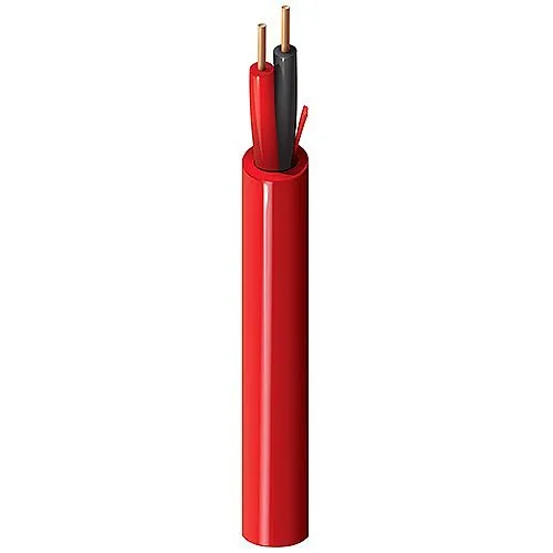 Belden 6320UJ 0021000 18/2 Fire Alarm Cable, Solid BC, Unshielded, FPLP, 1000' (304.8m) Bulk, Red