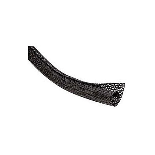 Techflex F6N0.75BK100 Flexo F6 3/4" Semi-Rigid Braided Sleeving, 100' Box A, Black