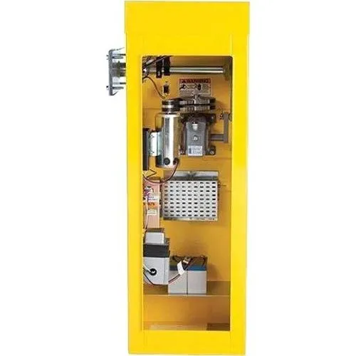 Linear BGU-14-311-YS 1/3 HP BGU Series Barrier Gate Operator with 14 ft. Wood Arm, Yellow