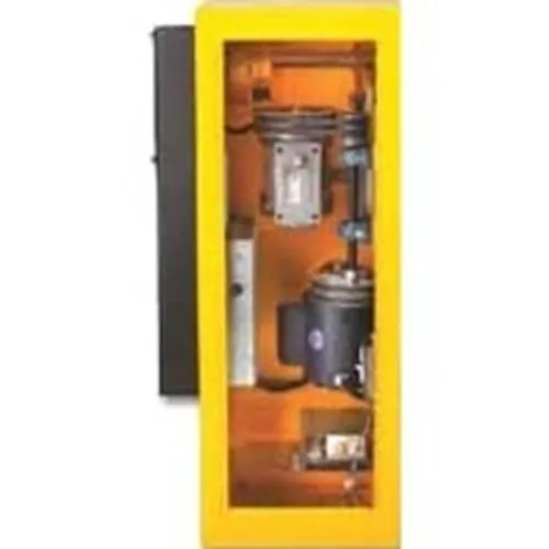 Linear BGUS-D-18-211WS BGUS Series 1/2 HP Barrier Gate with Counter Balanced 18 ft. Wood Arm, White