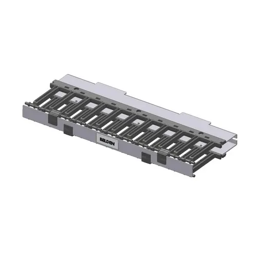Belden BHH191UR Horizontal Cable Management with Molded Fingers and Hinging Cover