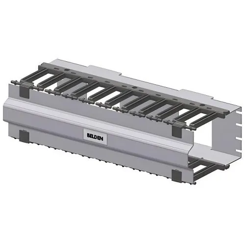 Belden BHH193UR 19" Horizontal Cable Manager with Covers, 3U