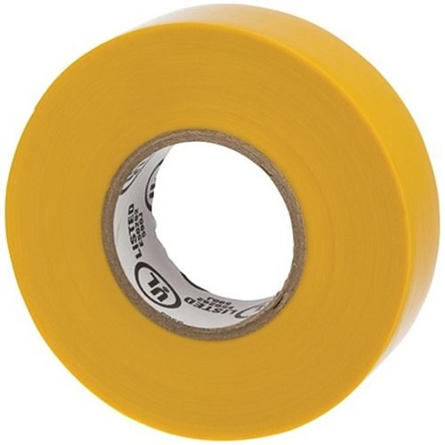 WarriorWrap WW-716-YL 716 General Mil Vinyl Electrical Tape, .75" x 60' L, Yellow
