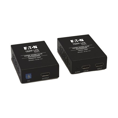 Eaton Tripp Lite B126-1A1 HDMI Over CAT5/6 Extender Kit, Box-Style Transmitter/Receiver for Video/Audio, up to 150' (45 m), TAA
