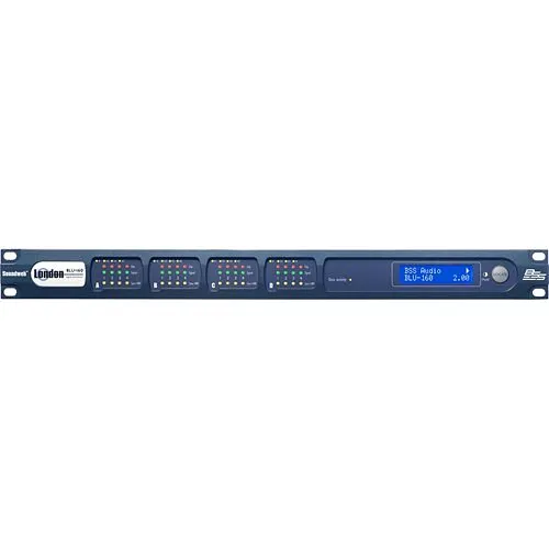 BSS BSSBLU160M-US BSS BLU-160 Signal Processor with BLU Link EN 54-16 Compliant for Life Safety Applications