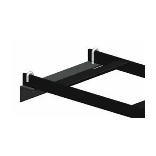 Belden BLWAS421-24B 7-Gang Wall Angle Support Kit, 24"W, Black