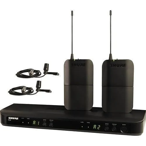 Shure BLX188/CVL-J11 Wireless Lavalier Microphone System for Two Presenters