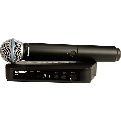 Shure BLX24/B58-H10 Wireless Vocal System with Beta 58A, Frequency Band Version H10, Power Supply Included