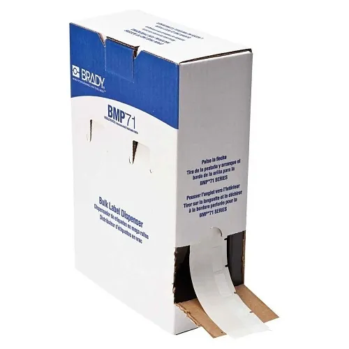 Brady ID BM-31-427 Self-Laminating Vinyl Wrap Around Wire and Cable Labels, Bulk, for M6 M7 Printers