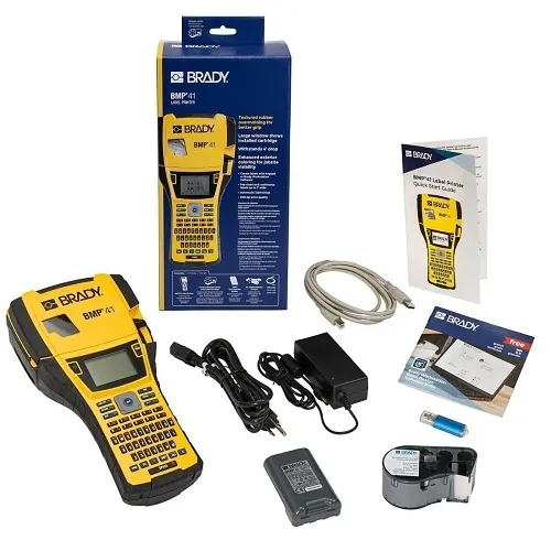 Brady ID BMP41-KIT-STARTER BMP41 Label Printer, In Carton