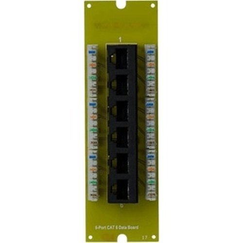 On-Q AC0606 6port CAT6 Data Board for MDU Enclosure