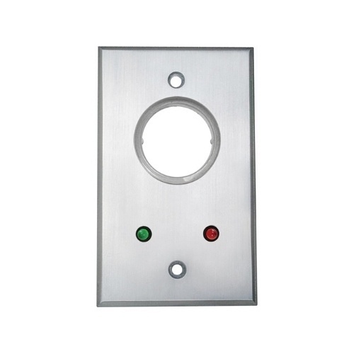Camden CM-1190-7212 Key Switch, DPDT Maintained, Red and Green 12V LEDs Mounted on Faceplate